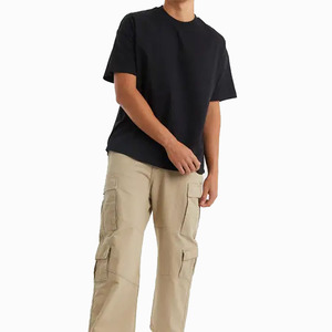 Camiseta de Hombre de Alta Calidad 100% Algodón - La Más Vendida, Color Sólido, Transpirable y de Secado Rápido, Corte Holgado, Personalizable - Product Image 3