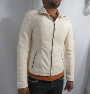 Veste en cuir véritable pour homme de qualité supérieure, coupe-vent, style motard, fabricant en gros, veste personnalisée avec nom de marque - Product Image 2