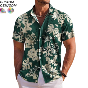 Chemise Homme Été Haute Qualité Coupe Ample Style Urbain Décontracté à Carreaux Perlé Boutonnée Manches Courtes Respirante Infroissable - Product Image 4