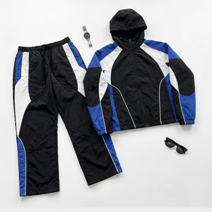 Survêtement Homme Personnalisable Uni, Léger, Écologique, Imperméable, à Capuche, Brodé, Grande Taille, pour l'Entraînement – Fabrication OEM - Product Image 5