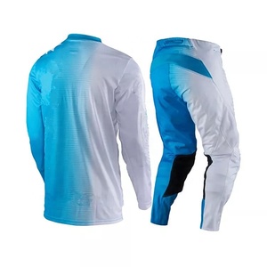 Combinaison de motocross personnalisée par sublimation BMX, dernière collection, % polyester, anti-UV, séchage rapide, respirante, manches longues, pour hommes et femmes - Product Image 2