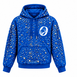 Sweat à capuche unisexe Violet Perlé, épais, style streetwear décontracté, avec cordon de serrage et poche kangourou, tendance - Product Image 1