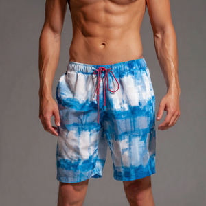 กางเกงขาสั้นตาข่ายซีทรูเซ็กซี่สำหรับผู้ชาย กางเกงขาสั้นใส่เที่ยวกลางคืนเอวผูกเชือก กางเกงขาสั้นตาข่ายซีทรูแบบแห้งเร็วสำหรับผู้ชาย - Product Image 6