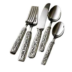 Ensemble de couverts en acier inoxydable de qualité supérieure pour la maison et les restaurants, collection de couverts métalliques durables - Product Image 1