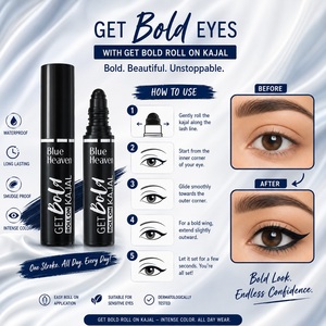 Natural Herbal and Vegan Kajal <b>Sticks</b> Tube Easy to Use Long Lasting Waterproof <b>Smudge</b> Proof 24 Hours Lasting Kohl Tube Kajal - Product Image 6