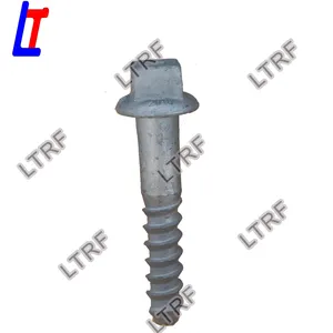 Railway Track Square Head Sleeper Screw Spike