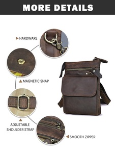 Sac messager en cuir imperméable facile à transporter, sac messager en cuir écologique, nouvelle mode tendance, sacs messager en cuir de haute qualité pour femmes - Product Image 3