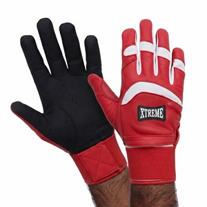Gants de frappeur absorbant les chocs, antidérapants, en cuir synthétique, avec logo personnalisé, fabricant de gants de frappeur de baseball - Product Image 1