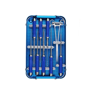 Kit de Instrumentos Quirúrgicos Ortopédicos para Columna Vertebral, de Acero Inoxidable, Manual, Reutilizable, Suministro Directo de Fábrica al por Mayor - Product Image 1