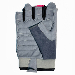 Guantes Deportivos de Medio Dedo con Agarre para las Manos, Correa Ajustable para la Muñeca, Antideslizantes, de PU, Unisex, para Levantamiento de Pesas y Entrenamiento en el Gimnasio - Product Image 5