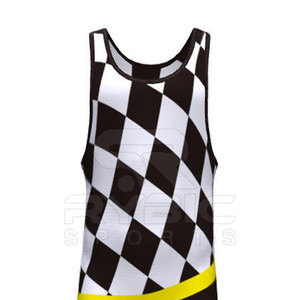 Mejor Precio al por Mayor, Colección de Singlets de Lucha Sublimados, Construcción Duradera con Impresión Profesional por Sublimación - Product Image 4