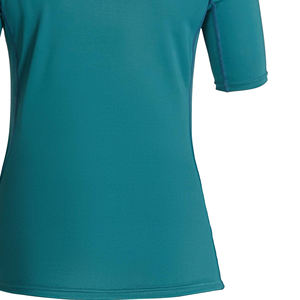 New Arrival <b>Women's</b> Eco-Friendly 100% Polyester Seamless Ribbed High Support Gym Fitness <b>Compression</b> T-Shirts Breathable - Product Image 6