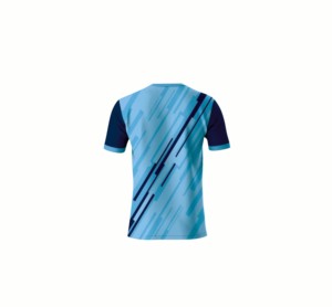 Camiseta Deportiva de Manga Corta para Hombre, Estampado Geométrico, Cuello Redondo, Secado Rápido, 100% Poliéster, Tejido de Punto, Corte Regular, Impresión por Sublimación - Product Image 2