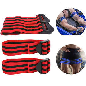 Heavy <b>Workout</b> Exercise-Customizable Design for Men & Women Neoprene Blood Flow Occlusion <b>Bands</b> with Elastic Straps - Product Image 5