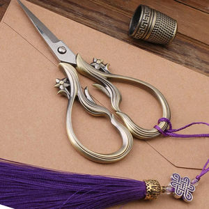 Industrial-Grade 3.5mm Fine Pointed Stainless Steel Sewing Embroidery Scissors Smooth <b>Edge</b> Snipping Needlework Shear Scissors - Product Image 6