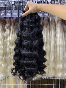 Calidad superior solo donante virgen Remy cabello crudo Vietnam enredo libre sedoso Natural recto forma de lujo extensión de cabello a granel - Product Image 3