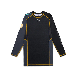 Rashguard de Jiu Jitsu, MMA, Grappling, BJJ y Boxeo al por Mayor, OEM, Premium, Último Modelo Shoyoroll, Negro Multicolor - Product Image 1