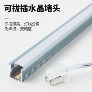 Profilé en aluminium pour éclairage LED de meuble 12V découpable - Product Image 3