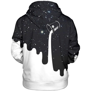 Sudadera con Capucha Unisex Space Puddle, Sudadera con Capucha de Punto, Corte Regular, Estampado Personalizado, Ropa Urbana - Product Image 2
