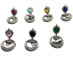 Proveedor indio directo, superventas, alta calidad, alto grado, ligero, clásico, Ruhi, hecho a mano, pendientes verdes Jhumki para - Product Image 4