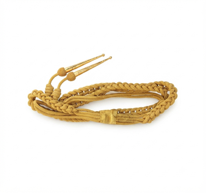 Aiguillettes de alambre de bullion hechas a mano personalizadas 2026, nuevo estilo, equipo de defensa personal para accesorio de uniforme de servicio, exportación Wallow - Product Image 1