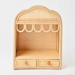 Teatro de marionetas de ratán, juguetes de rol para niños, marionetas, casa de juegos, soporte para espectáculos, juguete imaginario para niños - Product Image 3