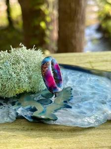 Bagues tendance en résine faites à la main pour femmes – Bijoux de mode pour soirées, plage et tenues décontractées chic - Product Image 6