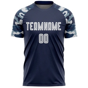 Newest Sublimation Print Men Soccer Jersey New Design Quick Dry Moisture Wicking Crew Neck Short Sleeve Top for Sportswear - Product Image 2