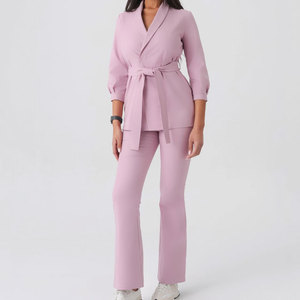 New Design LEDBURY Women's <b>Scrub</b> Wholesale Comfortable Oxford Fabric Breathable Stretchable Heavyweight <b>Plus</b> <b>Size</b> Longline - Product Image 6