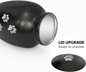 Urnas de cremación para mascotas de latón, urnas funerarias para cenizas de gatos y perros, urnas de entierro hechas a mano, gran venta. - Product Image 3