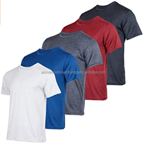 เสื้อยืดตาข่ายสำหรับผู้ชายเสื้อกีฬาวิ่งออกกำลังกายผ้าถักนิตติ้งดีไซน์ใหม่ - Product Image 1
