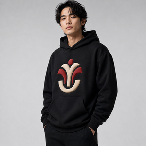 Sudadera con Capucha para Hombre, Diseño Moderno con Estampado en Relieve, 100% Algodón, Invierno, Gráficos en Relieve, Cómoda, Estilo Urbano, Fin de Semana - Product Image 6