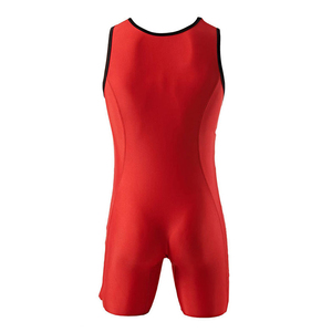 Custom Men's Wrestling Singlet Lightweight <b>Compression</b> Stretch Breathable Quick Dry One Piece Training Competition Suit - Product Image 1