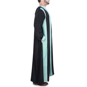 Jubba traditionnelle arabe modeste pour hommes, manches longues, 100% polyester, haute qualité, structure confortable, vente en gros, exportation - Product Image 3