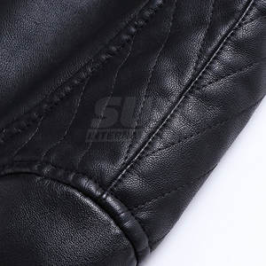 บริการ OEM ผลิตเสื้อแจ็คเก็ตหนังผู้ชายคุณภาพสูง คอตั้ง ดีไซน์ล่าสุด วัสดุทนทาน MOQ ต่ำ เสื้อแจ็คเก็ตฤดูหนาว - Product Image 6