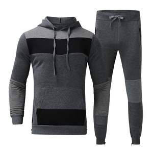 Ensemble 2 pièces de survêtement coupe-vent à capuche et pantalon de jogging à délavage acide personnalisé, en polyester, pour l'automne, grandes tailles - Product Image 4