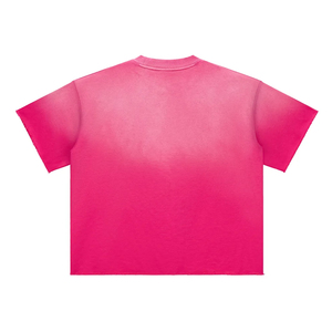 Camiseta Casual para Hombre, 100% Algodón, Lavado Ácido, Corte Holgado, Estampada, Efecto Desgastado por el Sol, Precio al por Mayor, para Pakistán - Product Image 2