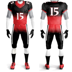 Vente Flash : Uniforme de Football Américain Respirant en Spandex/Polyester, Séchage Rapide, Faible MOQ, Logo Personnalisé par Sublimation, pour Hommes, Pakistan - Product Image 4