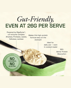 Complexe de protéines végétales non aromatisé, poudre de protéines végétales, mélange de protéines végétales propres, sans produits laitiers, sans gluten - Product Image 3