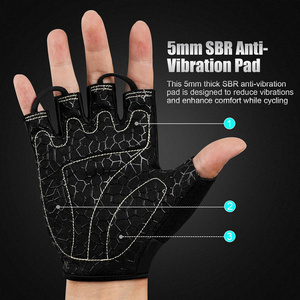 Gants de cyclisme de qualité supérieure, gants de vélo demi-doigts, gants d'entraînement pour le sport en plein air, gants d'exercice sans doigts - Product Image 4