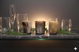 Polished Eco-Friendly Drinking <b>Glasses</b> Made From Natural Buffalo Horn Huge Assortment of Sizes and Styles for Bars and <b>Pubs</b> - Product Image 3