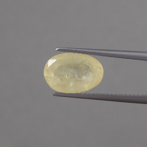 Zafiro Amarillo Suelto, Gema de 13x9mm, Corte Ovalado, 6.32 Quilates, Certificado IGI, 100% Natural, Cambio de Color por Encerado/Enhuacado, Buena Calidad - Product Image 1