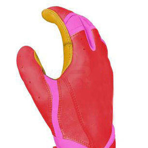ถุงมือตีเบสบอลสำหรับผู้ใหญ่พร้อมสายรัดข้อมือที่แน่นหนา ระบายอากาศได้ดี รองรับฝ่ามือ และควบคุมนิ้วได้อย่างยืดหยุ่นสำหรับการเล่นกีฬา - Product Image 4