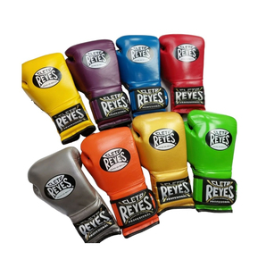 Guantes de Boxeo de Cuero Vacuno Genuino con Logotipo Personalizado, Guantes Profesionales para Entrenamiento, Sparring, Muay Thai, MMA, Ligeros y Antideslizantes - Product Image 1