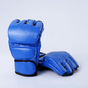 Gants de MMA sur mesure en cuir et PU, sans doigts, pour combat et entraînement, nouvelle qualité supérieure, faible MOQ - Product Image 1