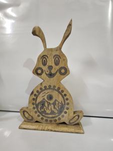 Animales de madera: perro de madera, gallo de madera, ciervo de madera, zorro de madera - Product Image 4