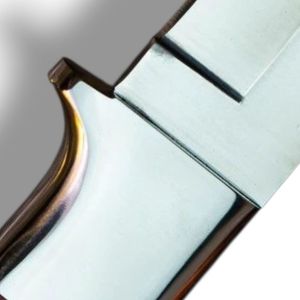 Cuchillos de Acero al Carbono de Alto Rendimiento con Estructura de Hoja Fija Resistente, Cómodo Empuñadura de Madera y Funda de Cuero para Uso - Product Image 6