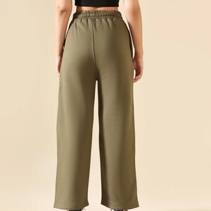 Pantalones deportivos personalizados para mujer, 100% algodón, pantalones de chándal cómodos para fitness y deporte. - Product Image 3