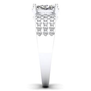 REYES High Quality 14K 18K White Gold 925 Sterling Silver Oval Cut Moissanite Wedding Gift Ring For Women Fine Jewelry - Product Image 3