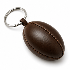 LLavero de pelota de rugby vintage llavero de pelota de rugby de cuero publicidad y regalos promocionales llavero de coche de pelota de rugby - Product Image 3